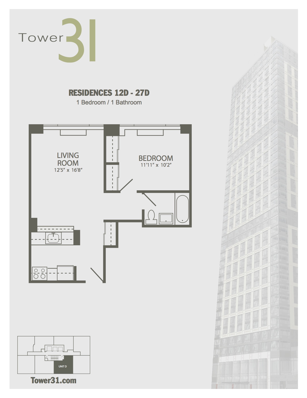 Residence D Floors 12-27