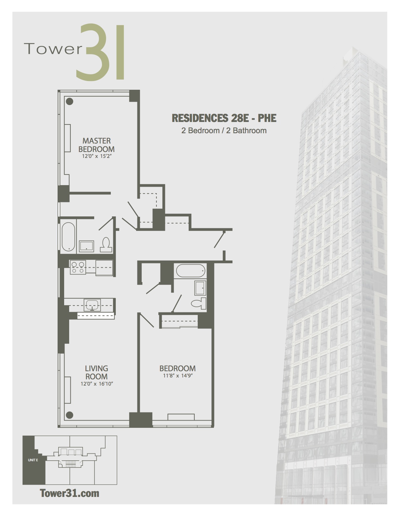 Residence E Floors 28-H