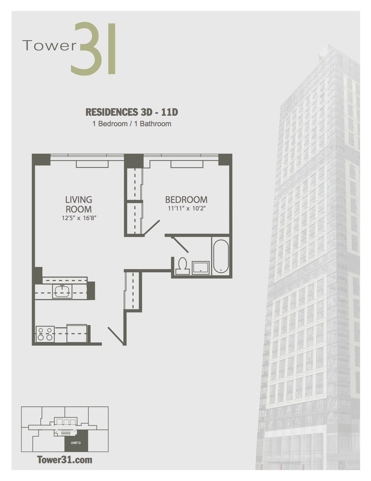 Residence D Floors 3-11