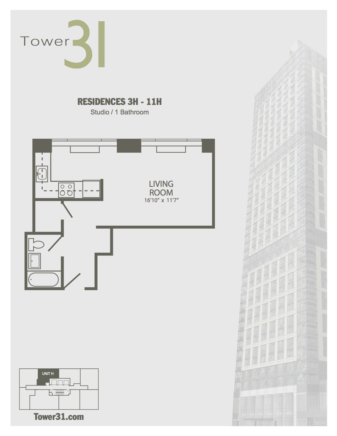 Residence H Floors 3-11